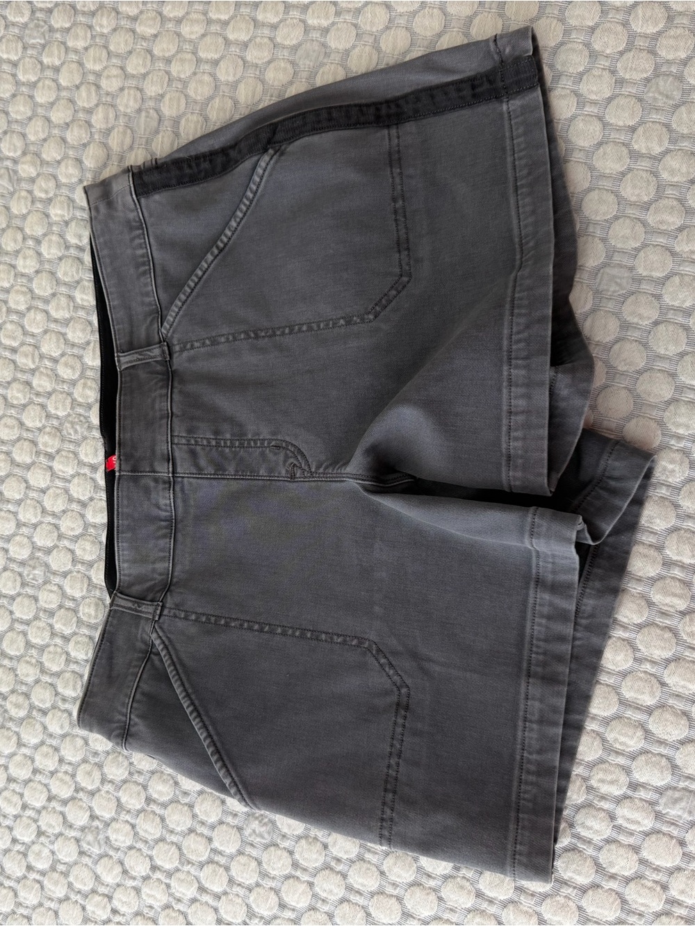 Spanx women gray shorts with stripe